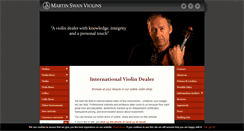 Desktop Screenshot of martinswanviolins.com